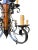 Black Made in Italy Mediterranean Revival Wrought Iron Style 12 Light Candle Chandelier For Sale - Image 8 of 15
