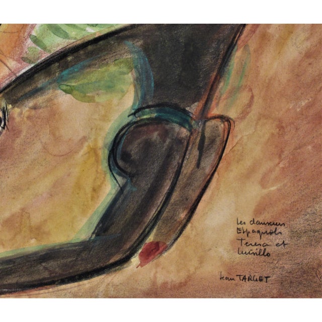 1950s Jean Target, Les Danseurs Espagnols Teresa and Luisillo, Circa 1950 For Sale - Image 5 of 7