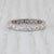 2010s Vintage 0.70ctw Diamond Eternity Band 900 Platinum Wedding Ring Annivesary, Size 6.75 For Sale - Image 5 of 7