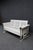 Metal 1950s Pie Crust Style Fully Restored White Metal Glider For Sale - Image 7 of 14