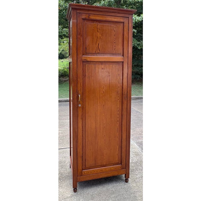 Love this vintage French school locker! Complete with storage shelves and a bar for hanging. And I do have the key! I have...