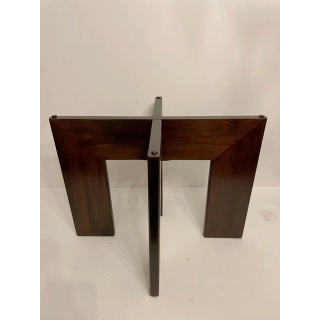 Adrian Pearsall Walnut and Glass Side Table For Sale - Image 10 of 13