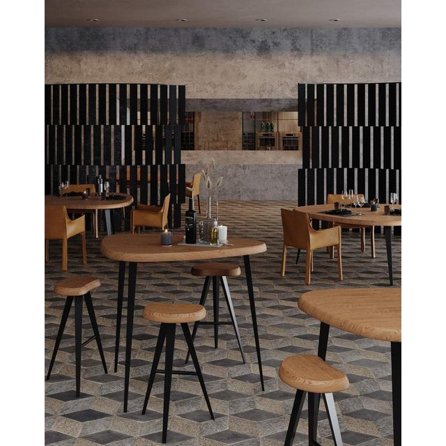 Black Mexique High Table PRO by Charlotte Perriand for Cassina For Sale - Image 8 of 10