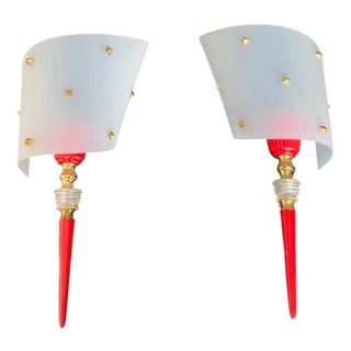 Vintage Sconces by Pierre Guariche, 1960s, Set of 2 For Sale