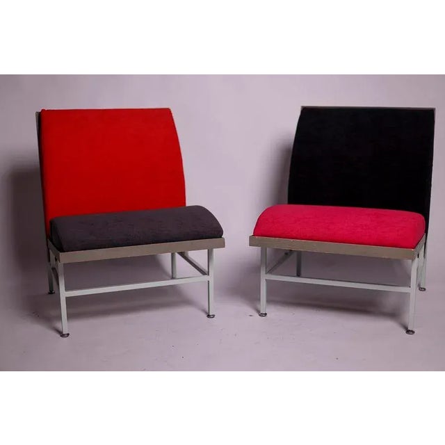 Black Set of Club Chairs by Ettore Sottsass for Driade, 1980 For Sale - Image 8 of 8