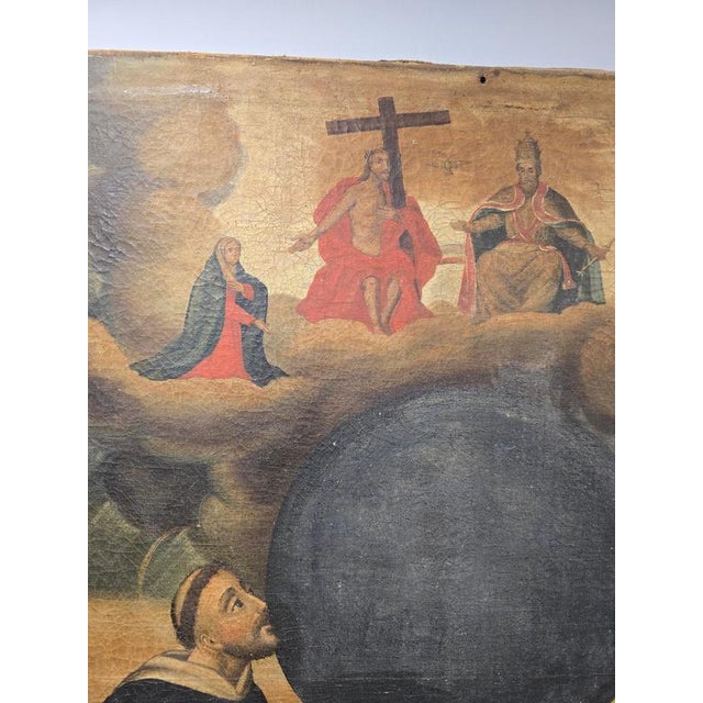 Baroque School Artist, Figurative Composition, 18th Century, Oil Painting on Canvas For Sale - Image 10 of 15