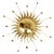 Sunburst Sputnik Wall Lamp in Brass, 1950s For Sale