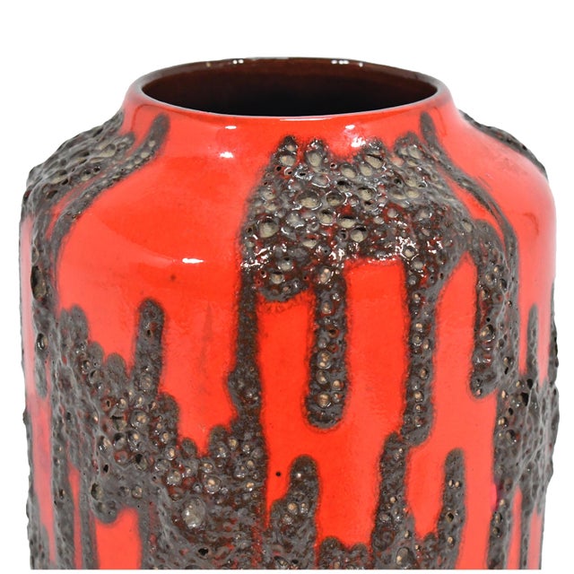 Mid 20th Century Mid 20th Century Oversize West German "Fat Lava" Vase For Sale - Image 5 of 8