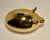 Contemporary Rare Vintage Discontinued Jonathan Adler Gold Piggy Coin Bank Hand Made in Peru For Sale - Image 3 of 10