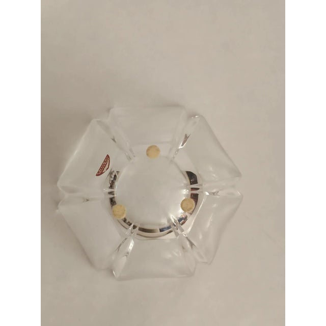 1970s Vintage Corona Crystal Vase by Lars Hellsten for Orrefors, 1970s For Sale - Image 5 of 10