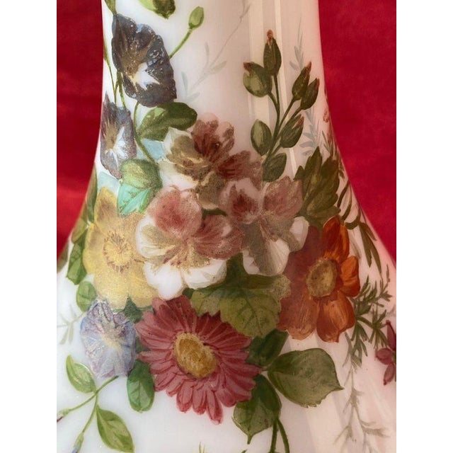 Blue Opaline Vases, Set of 2 For Sale - Image 8 of 13