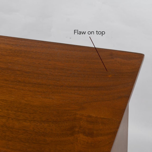 Bassett Aztec Mid-Century Modern Highboy Dresser Mayan Walnut For Sale - Image 12 of 13