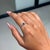 Not Yet Made - Made To Order 14k White Gold 0.56ct Emerald Cut Blue Sapphire & Diamond Ring Size 5 For Sale - Image 5 of 16