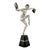 Art Deco Bronze & Marble & Onyx Sculpture Mask Dancer by Desire Grisard, 1925 For Sale - Image 3 of 11