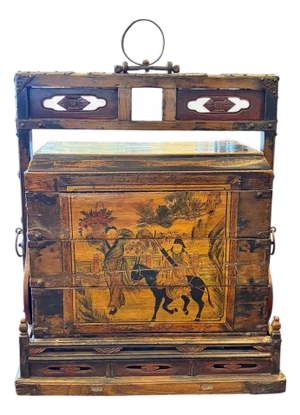 Antique Chinese Stacking Wedding Dowry/Chest