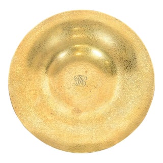Tiffany Studios New York Bronze Doré Plate or Shallow Bowl For Sale