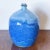 Vintage Hand Thrown Studio Pottery Jug in Shades of Blue With Twisted Handle, Signed For Sale - Image 4 of 8