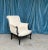 Black French Armchairs in Muslin With Matching Ottoman - 3 Pieces For Sale - Image 8 of 12