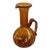 Mid-Century Giant Handblown Amber Pitcher For Sale