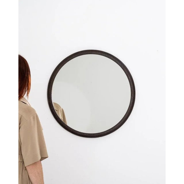 1950s Polish Iron Mirror For Sale - Image 4 of 10