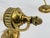 1990s Charles Edwards London Brass Hurricane Wall Sconces - a Pair For Sale - Image 13 of 18