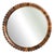 Mid-Century Danish Round Teak Mirror, 1960s For Sale