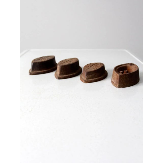 Metal Antique Sad Irons Collection - Set of 4 For Sale - Image 7 of 10