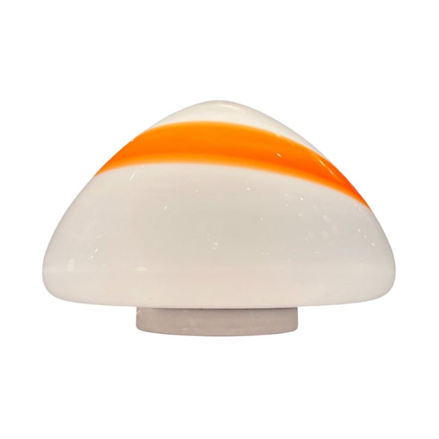 1970s Orange Mushroom Lamp in Murano Glass, 1970s For Sale - Image 5 of 5