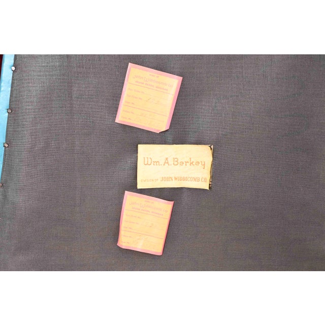 John Widdicomb Mid-Century Modern Sculpted Walnut and Cane Dining Chairs, Set of Six For Sale - Image 11 of 12