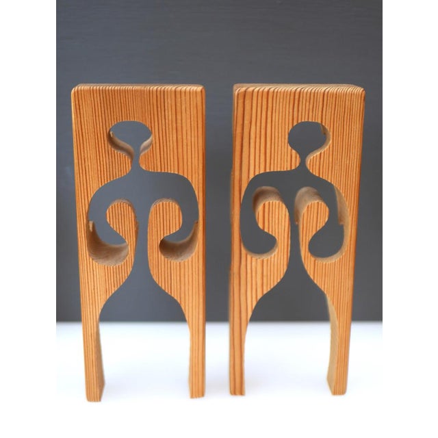 Goldenrod Wooden Puzzle Sculpture by Gunnar Kanevad for Gamla Linköping Sweden, 1962 For Sale - Image 8 of 17