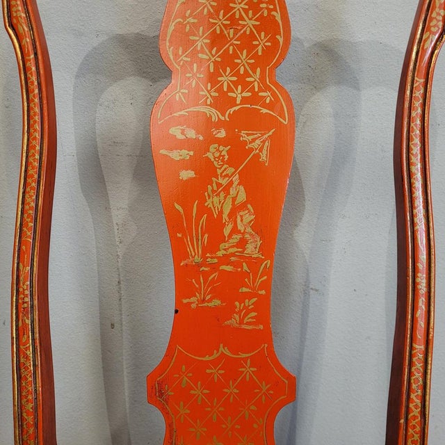 Chippendale Chairs in Lacquered Wood, 1970s, Set of 2 For Sale - Image 18 of 18