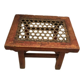 1960s Vintage Chinese Rosewood Stool For Sale