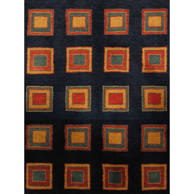 Transitional Vintage Hand-Knotted Persian Lori Gabbeh Rug 8'2" X 11'7" For Sale - Image 3 of 6