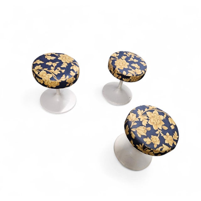 Stools from Lusch, 1970s, Set of 3 For Sale - Image 12 of 13