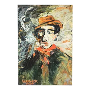 1950s After Maurice De Vlaminck "Man With a Pipe", Full-Color Print
