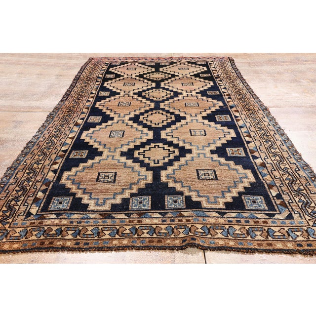 Antique Persian Shiraz Rug, 04'03 X 09'02 For Sale - Image 9 of 10