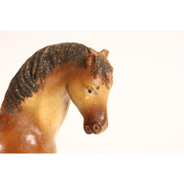 Sculpture Materials Vintage Painted Chalkware Horse Sculpture / Figurine For Sale - Image 7 of 18