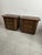 Wood and Rattan Bedside Tables, Italy, 1970s, Set of 2 For Sale - Image 14 of 15
