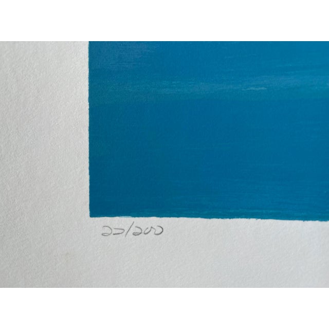 1980s 1980s Original Signed Silkscreen 'Stillwater Cove' by Carol Bodendieck Chapman For Sale - Image 5 of 6