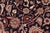 Shabby Chic Floral 1990's Pak-Persian Blue/Red Wool Rug - 6'2'' X 9'3'' For Sale In New York - Image 6 of 9