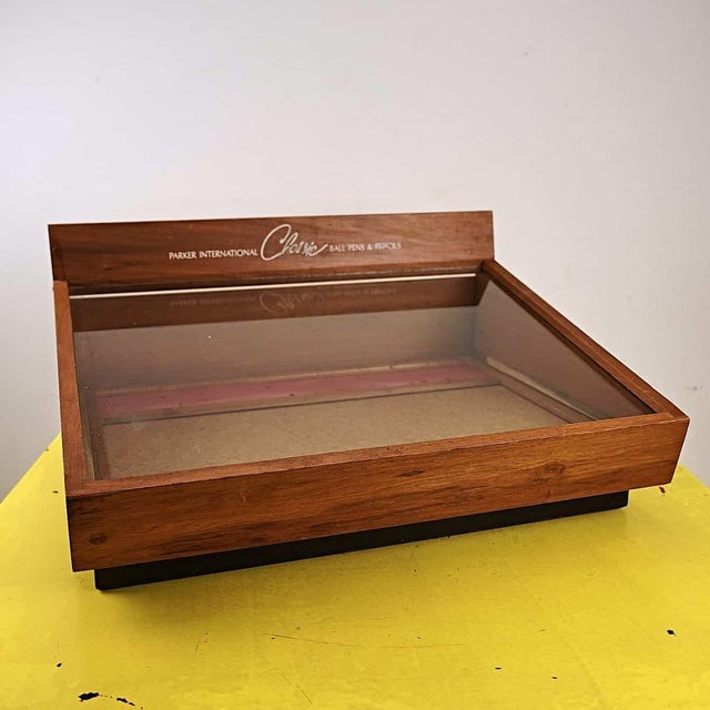 Wooden Cabinet with Lockable Door from Parker International For Sale - Image 6 of 6