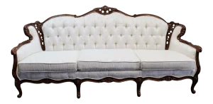 Louis XV Style Carved Cherry Sofa