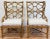 Fretwork Rattan Wingback Chairs, Pair For Sale In Kansas City - Image 6 of 13