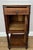 French Bedside Table in Oak with Marble Top For Sale - Image 3 of 17