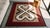 1920s Gray Geometric Tribal Antique American Navajo Rug 5'6" X 6'6" Flatweave Wool Carpet For Sale - Image 10 of 10
