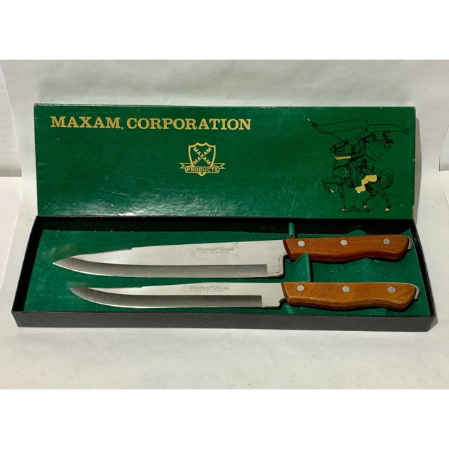 Vintage Maxam Japan Knife Set- 2 Pieces For Sale In Washington DC - Image 6 of 6