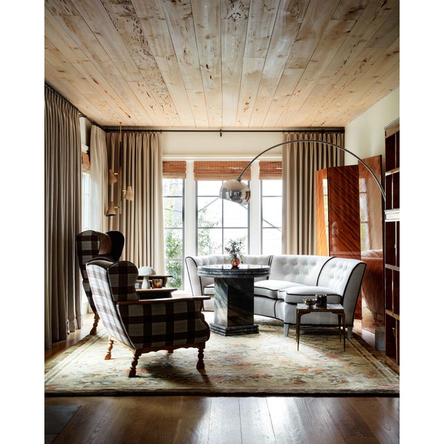 Mid-Century Modern Vintage Rosewood Folding Screen For Sale - Image 3 of 3