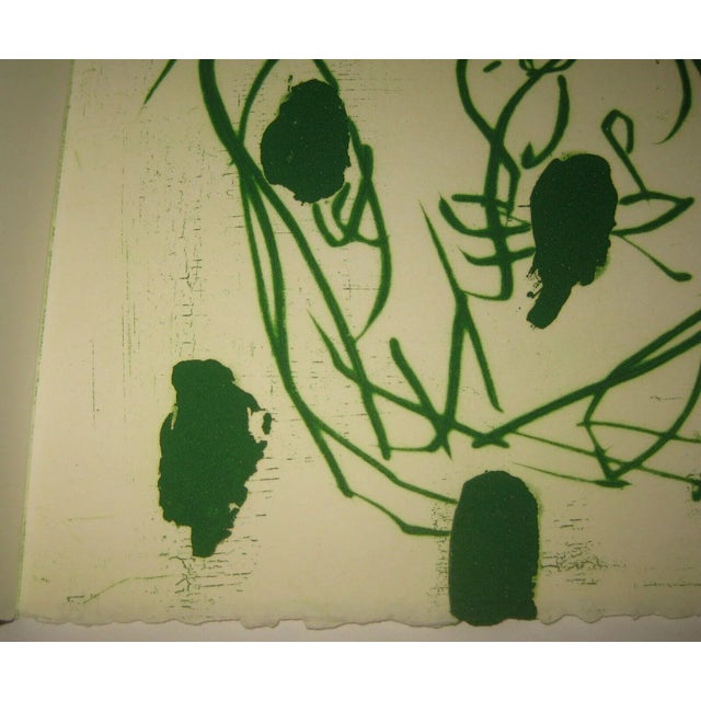 Green 1992 Grune Punkte Abstract Etching and Aquatint by George Baselitz For Sale - Image 8 of 12