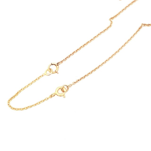 Metal Guilloche Enamel 1930's Station Necklace For Sale - Image 7 of 7