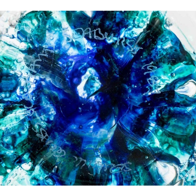 Glass Encased Bubble Art Glass Paperweights, 6 For Sale - Image 7 of 15